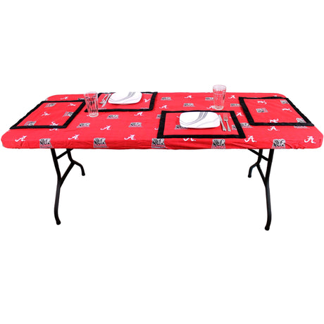 Alabama Crimson Tide table cover and placemats