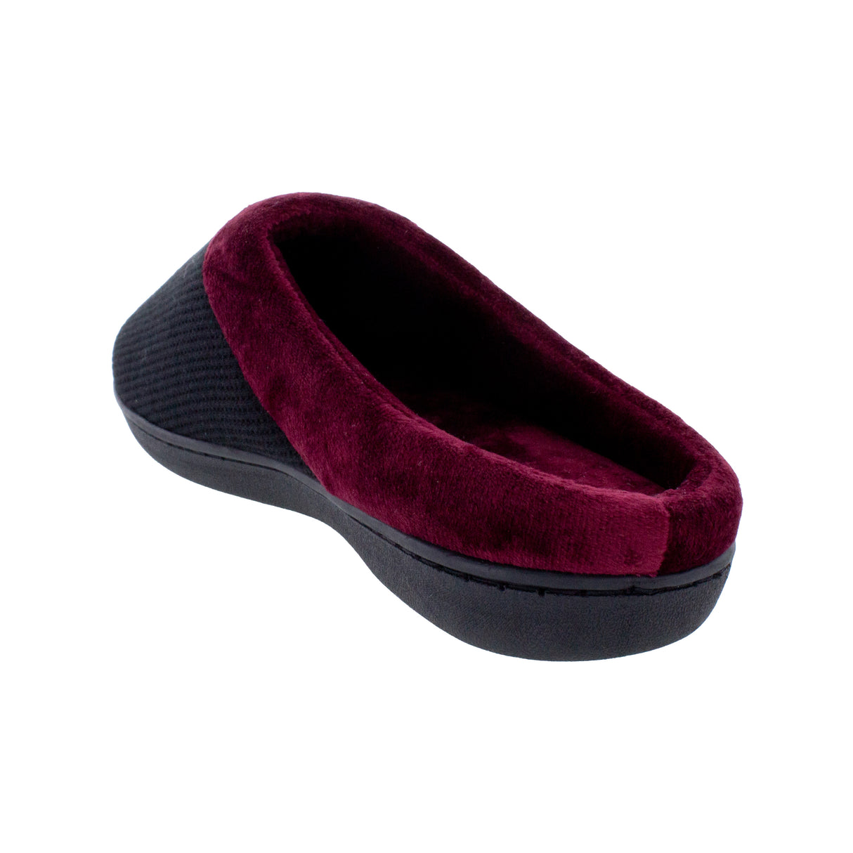 Black and Maroon ComfyFeet Clog Slipper