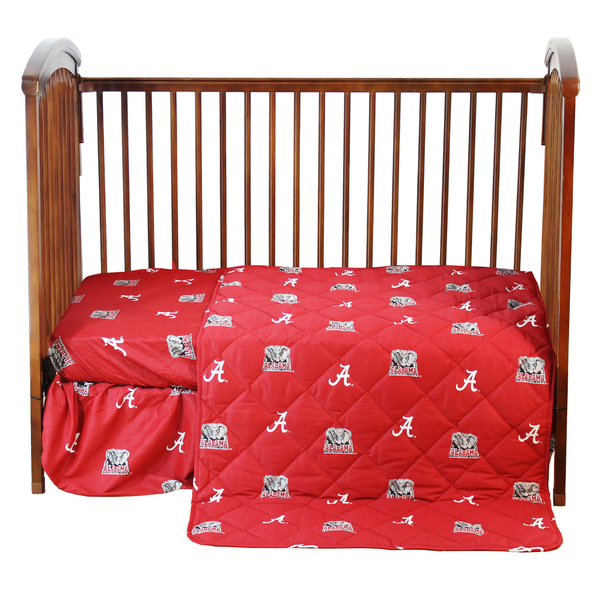 Alabama Crimson Tide 4 piece Baby Crib Set