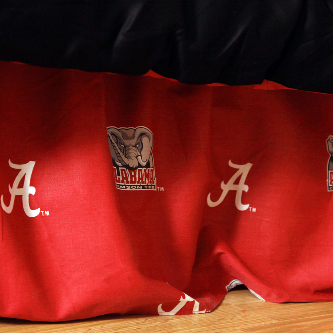 Alabama Crimson Tide Dust Ruffle