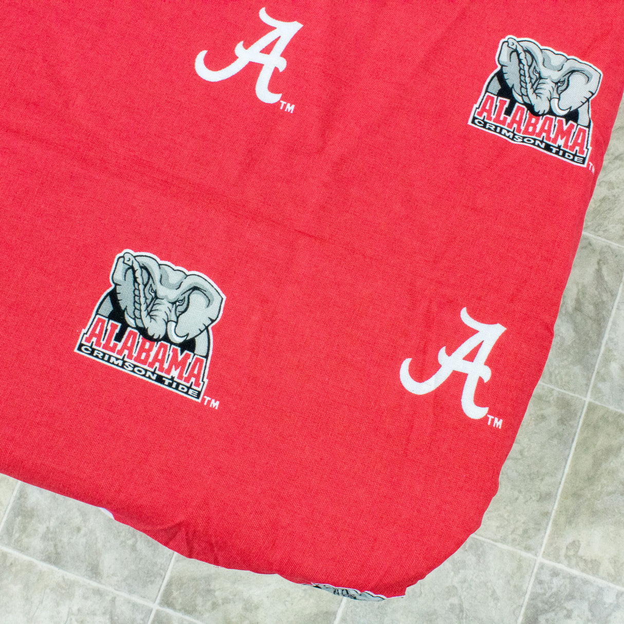 Alabama Crimson Tide Fitted Table Cover / Tablecloth:  3 Sizes Available