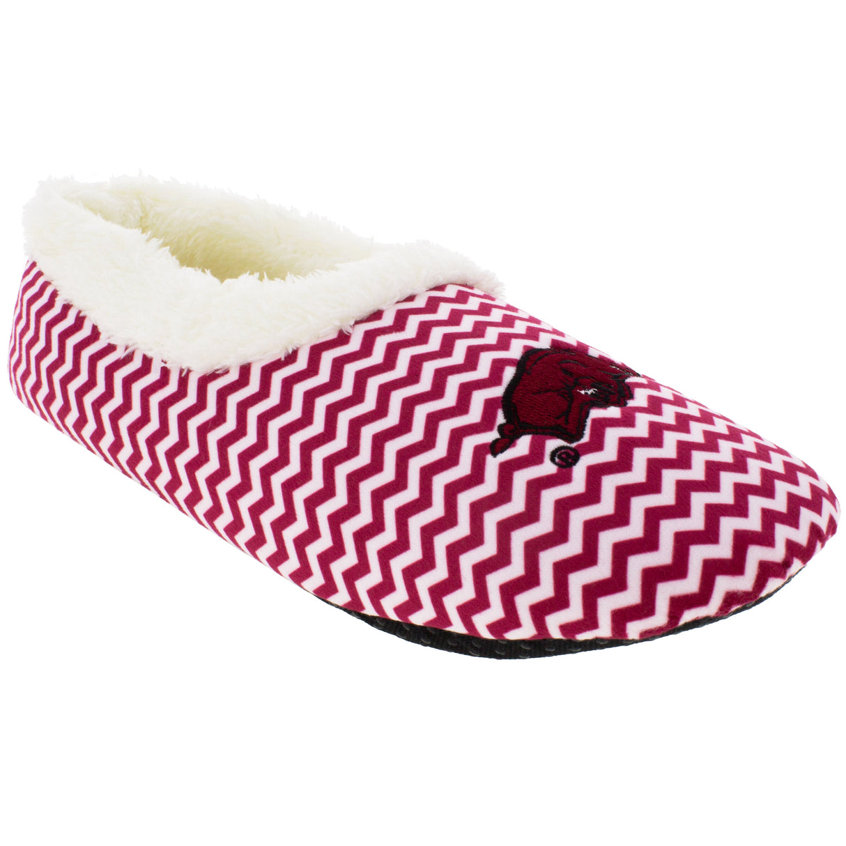 Arkansas Razorbacks Chevron Slip On Slippers