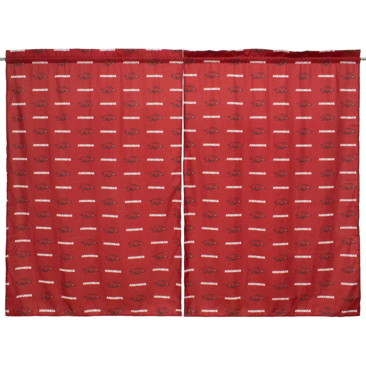 Arkansas Razorbacks Curtain Panels 63" or 84"