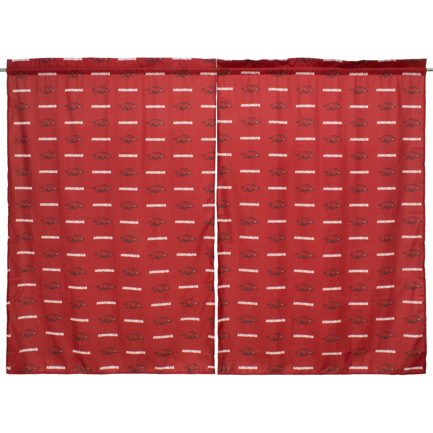 Arkansas Razorbacks Curtain Panels 63" or 84"