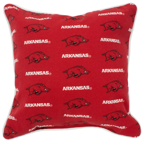 Arkansas Razorbacks Outdoor Decorative Pillow
