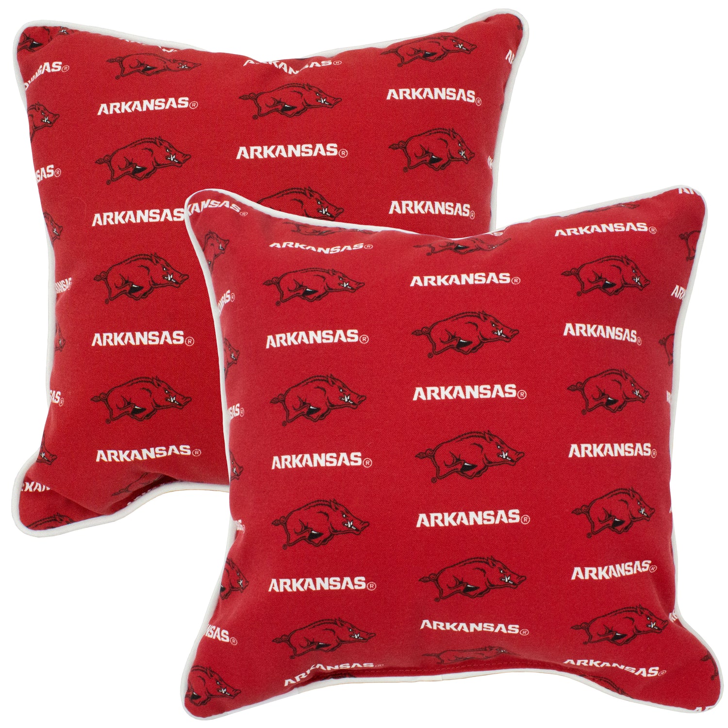 Arkansas Razorbacks Outdoor Decorative Pillow