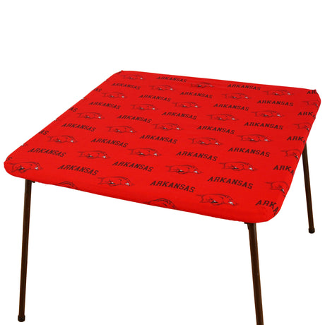 Arkansas Razorbacks Fitted Table Cover / Tablecloth:  3 Sizes Available