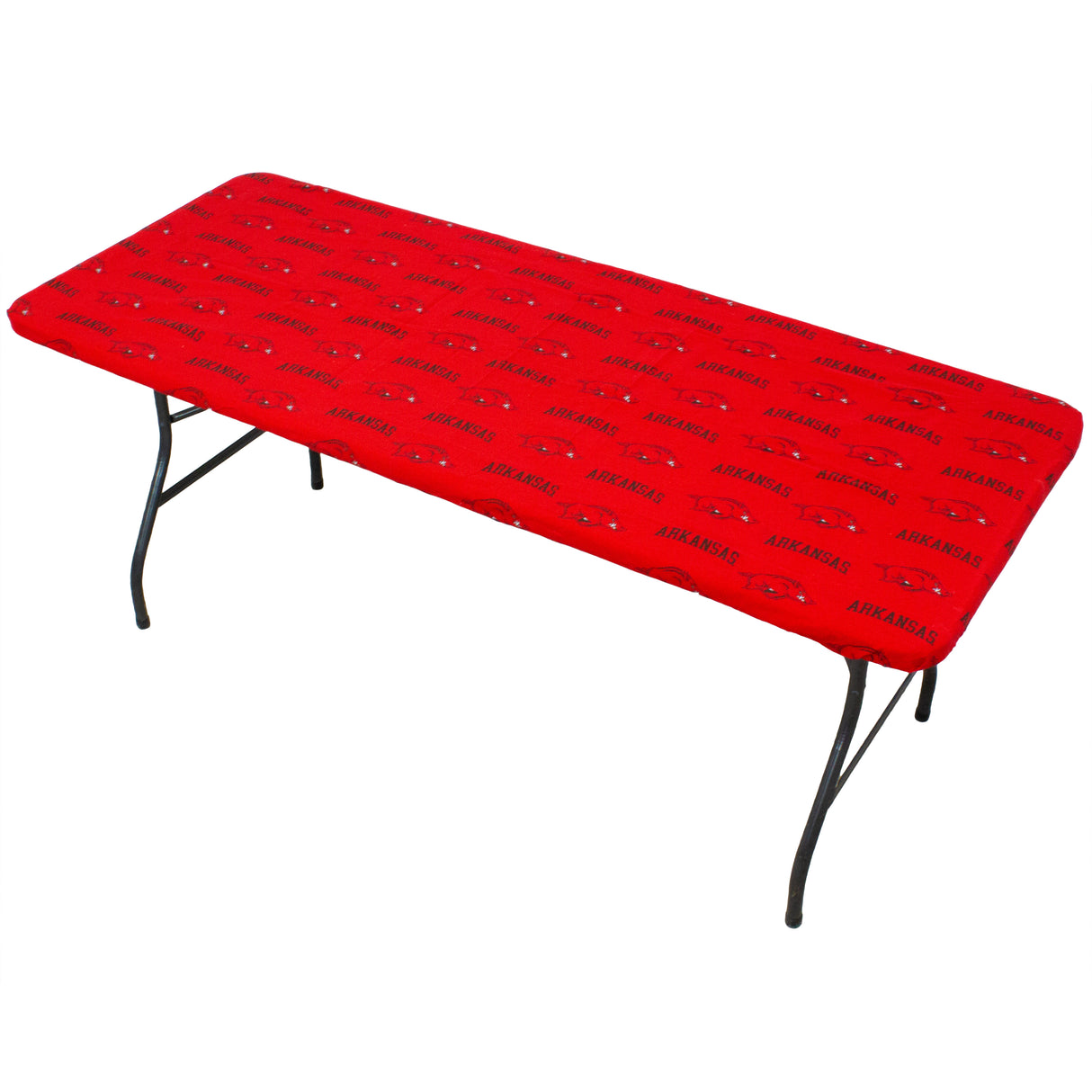 Arkansas Razorbacks Fitted Table Cover / Tablecloth:  3 Sizes Available