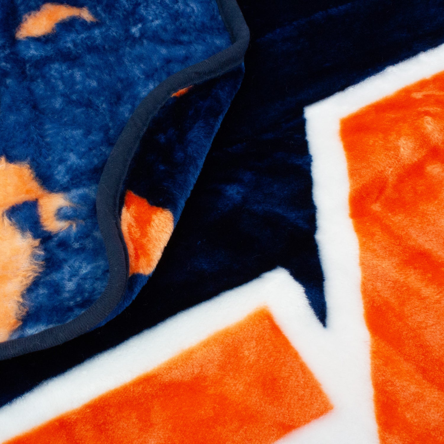 Auburn Tigers Plush Throw Blanket, Bedspread, 86" x 63"