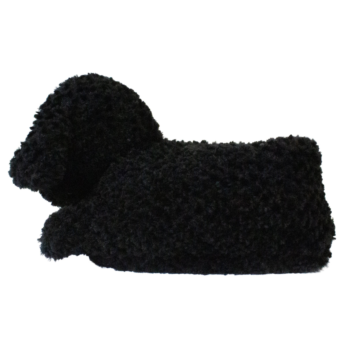 Black Doodle Dog ComfyFeet Animal Slippers