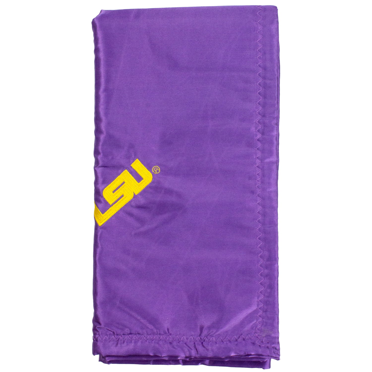 LSU Tigers Silky and Super Soft Plush Baby Blanket, 28" x 28"