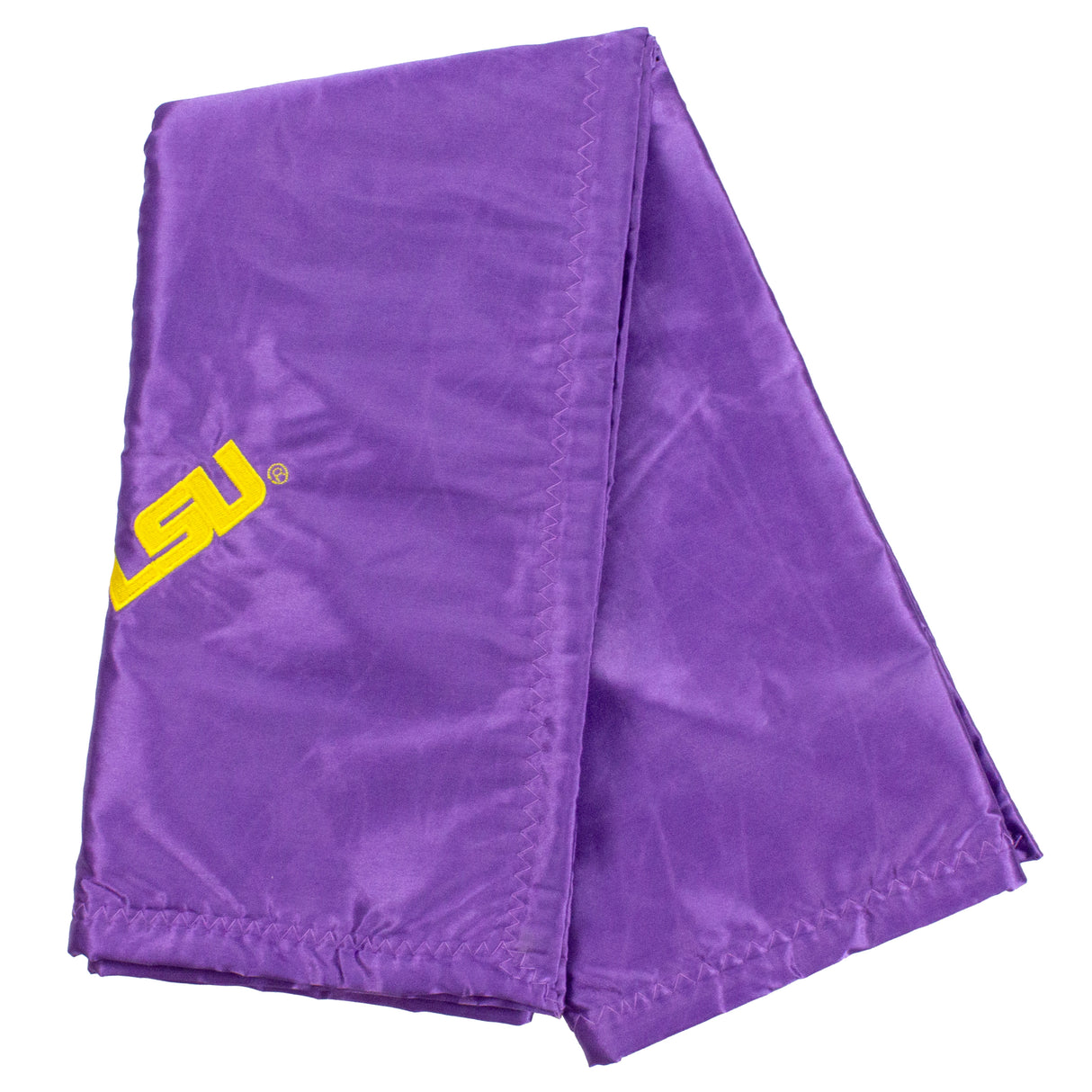 LSU Tigers Silky and Super Soft Plush Baby Blanket, 28" x 28"