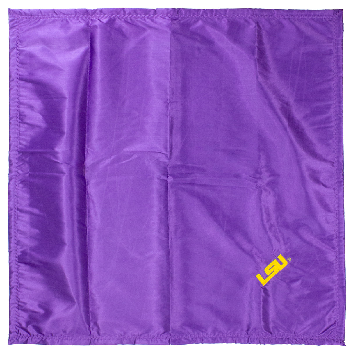 LSU Tigers Silky and Super Soft Plush Baby Blanket, 28" x 28"