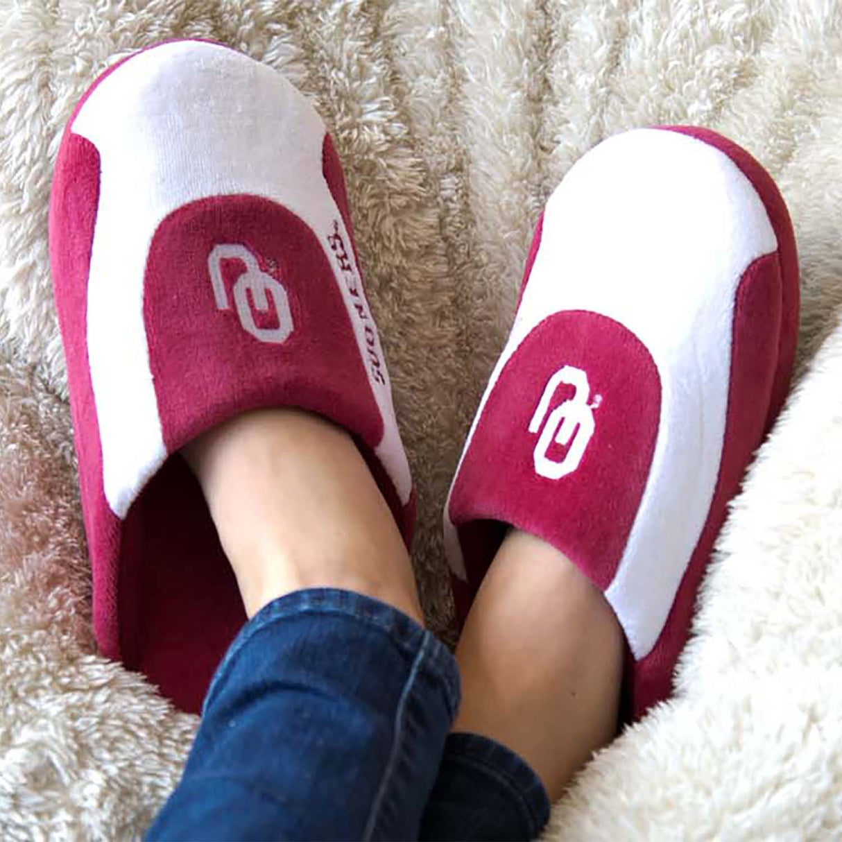 Oklahoma Sooners Low Pro Indoor House Slippers
