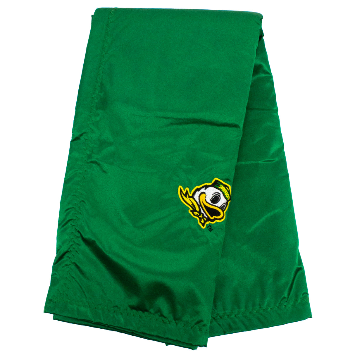 Oregon Ducks Silky and Super Soft Plush Baby Blanket, 28" x 28"