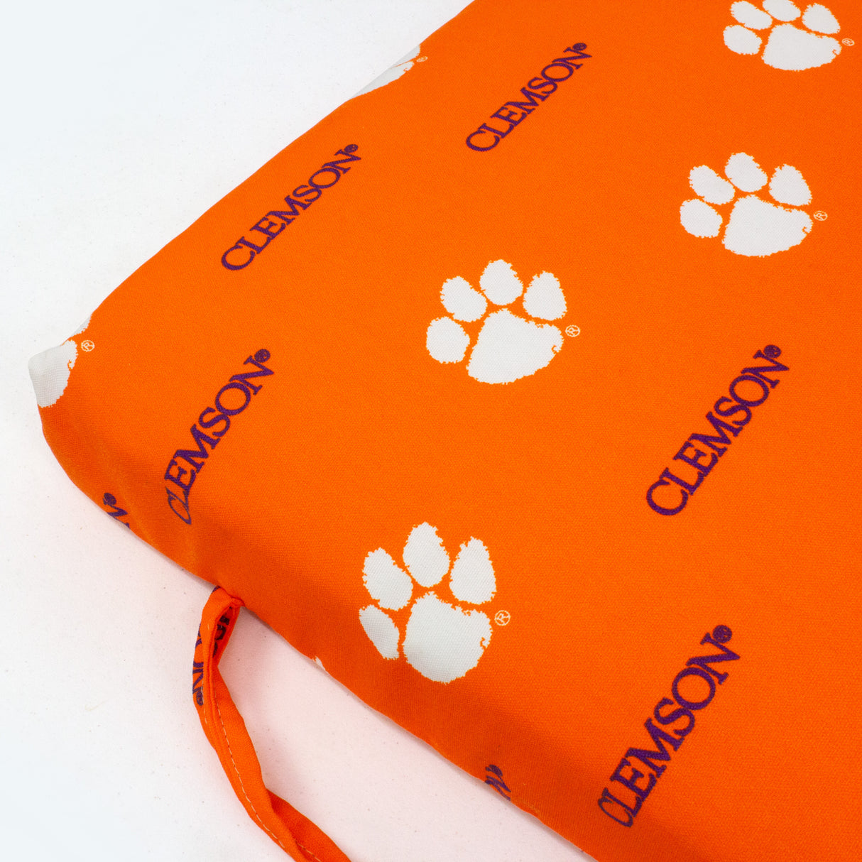 Clemson Tigers Two Piece Chair Cushion