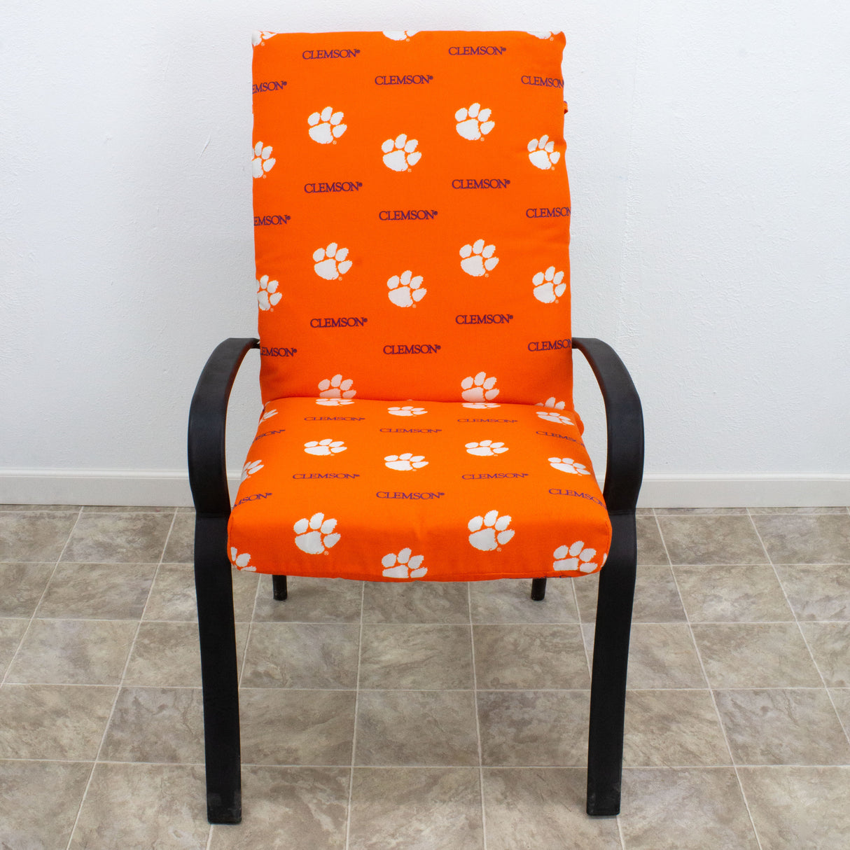 Clemson Tigers Two Piece Chair Cushion