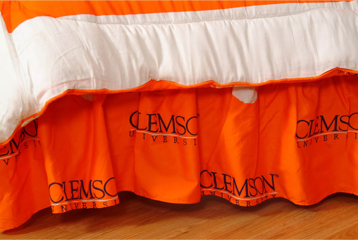 Clemson Tigers Dust Ruffle