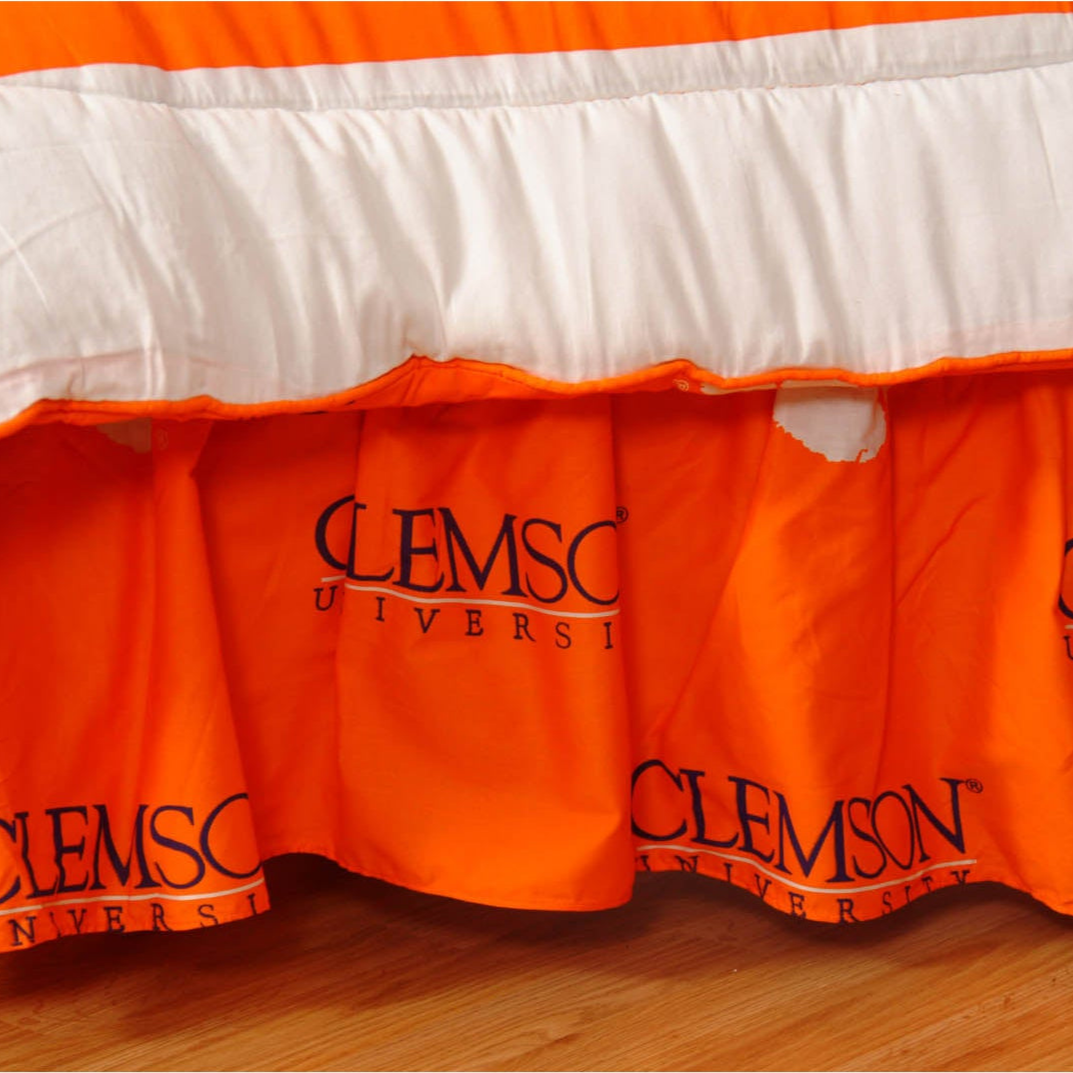 Clemson Tigers Dust Ruffle