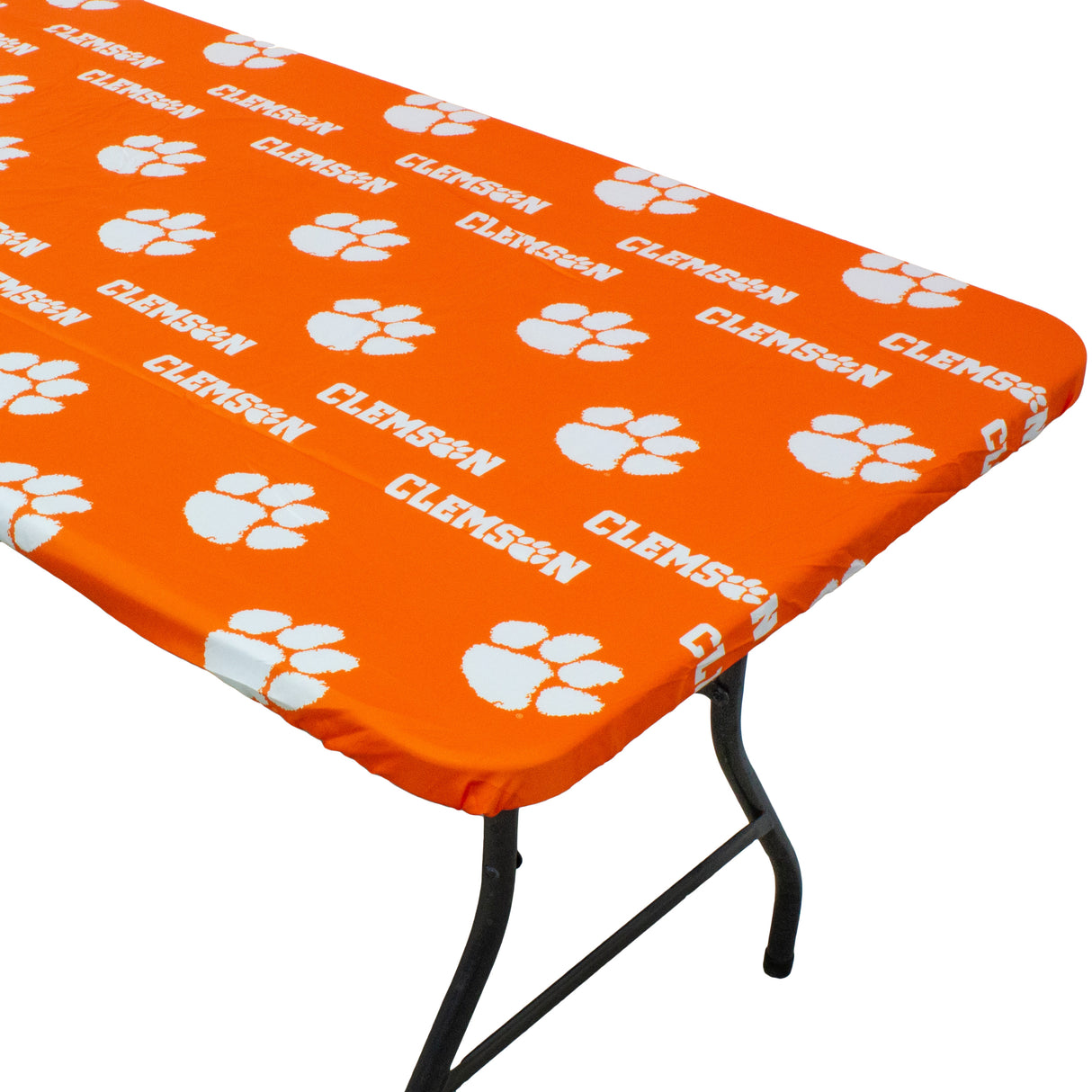 Clemson Tigers 6' Fitted Table Cover / Tablecloth