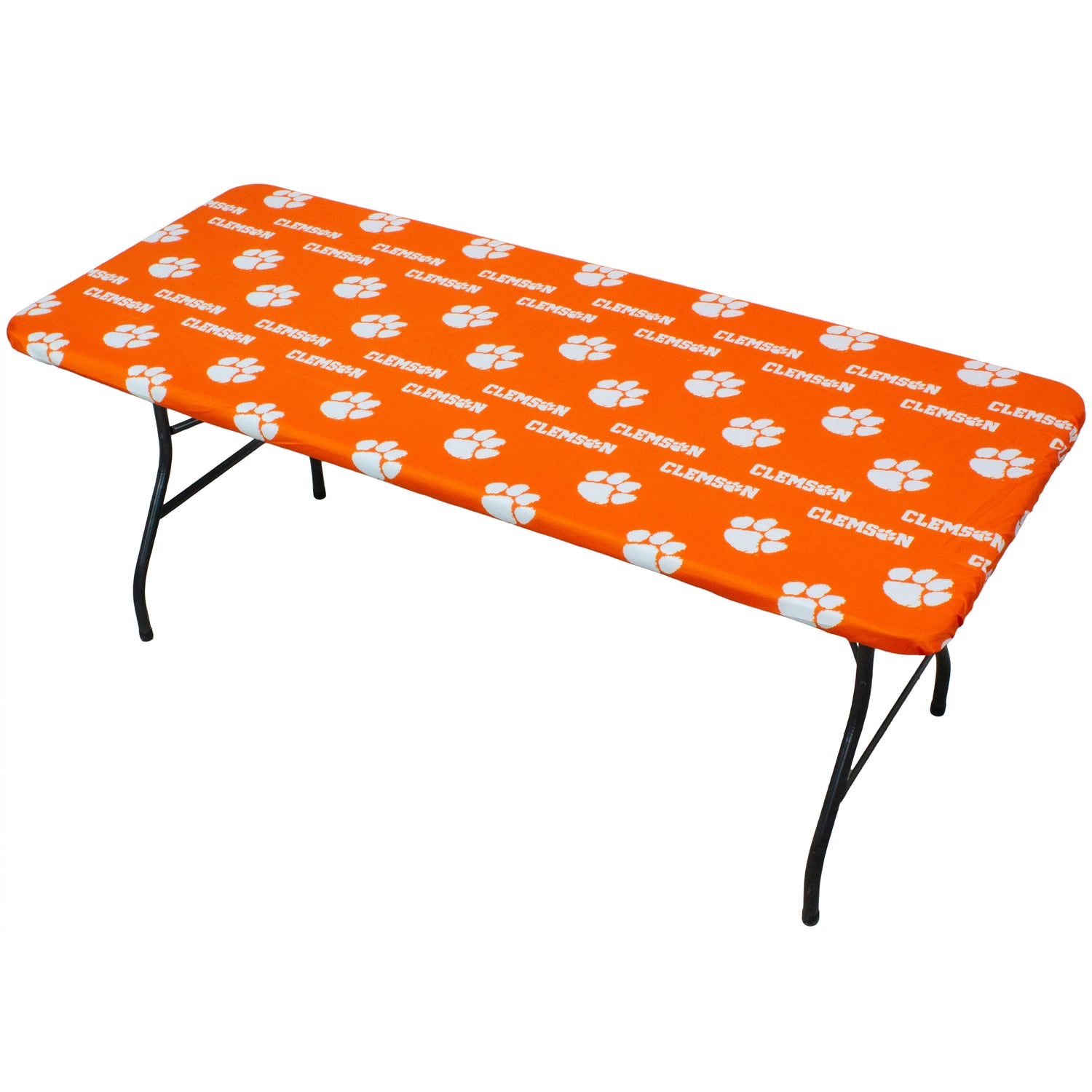 Clemson Tigers 6' Fitted Table Cover / Tablecloth