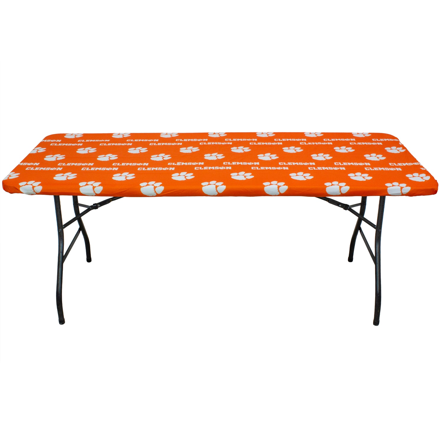 Clemson Tigers 6' Fitted Table Cover / Tablecloth
