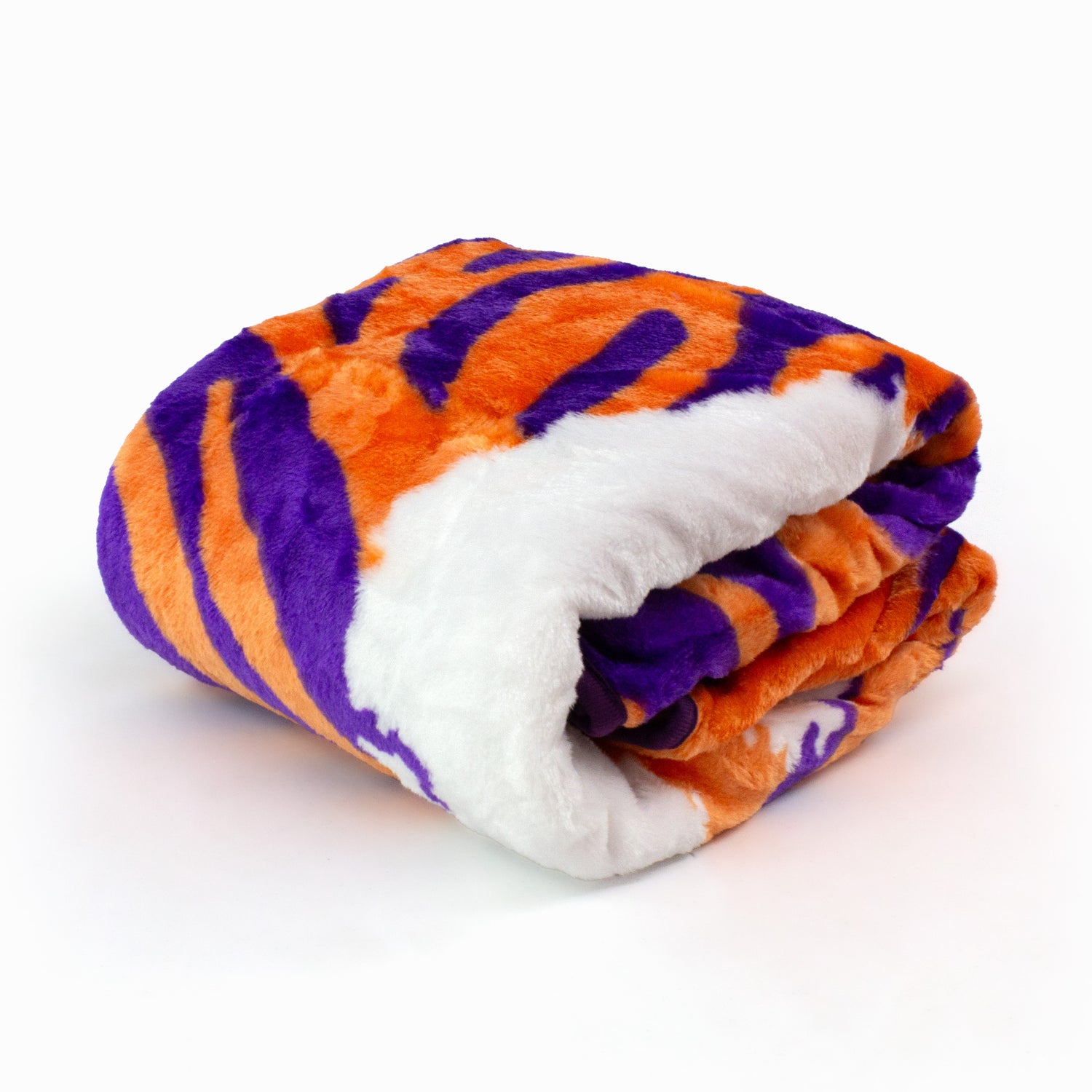 Clemson Tigers Raschel Throw Blanket