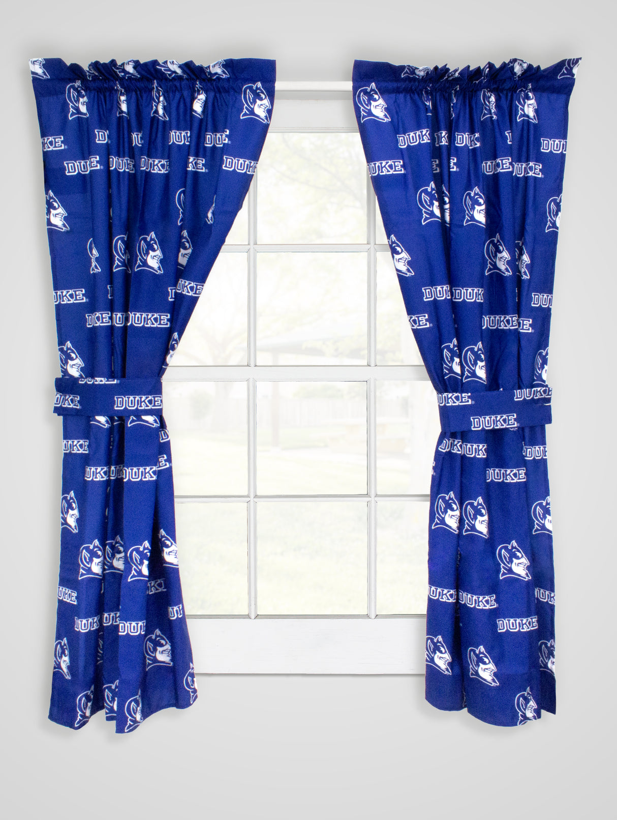 Duke Blue Devils Curtain Panels - 63" or 84"