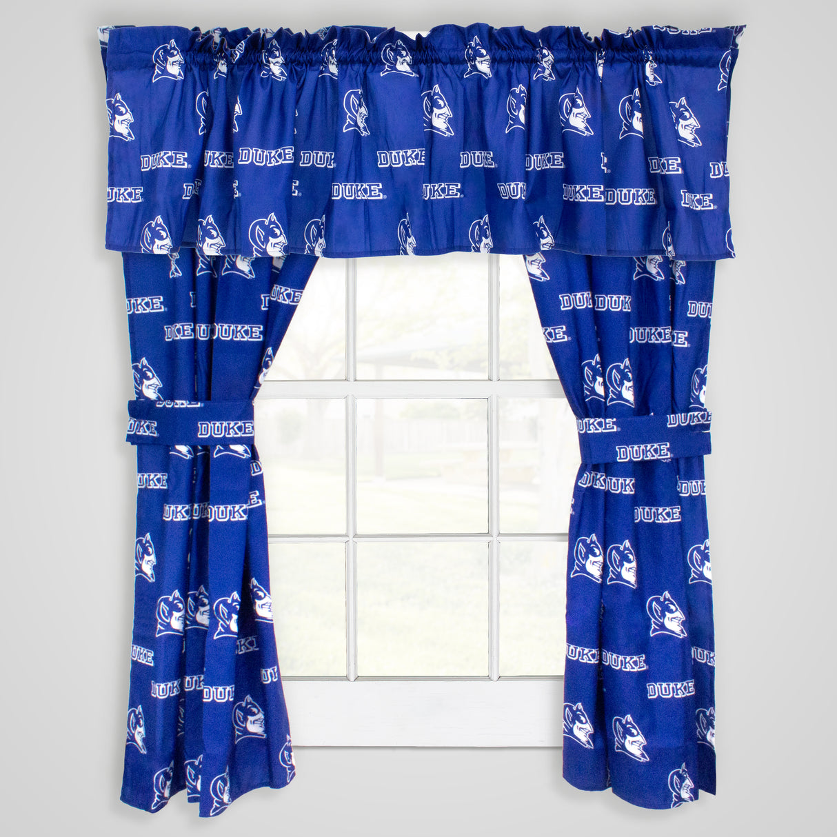 Duke Blue Devils Curtain Panels - 63" or 84"