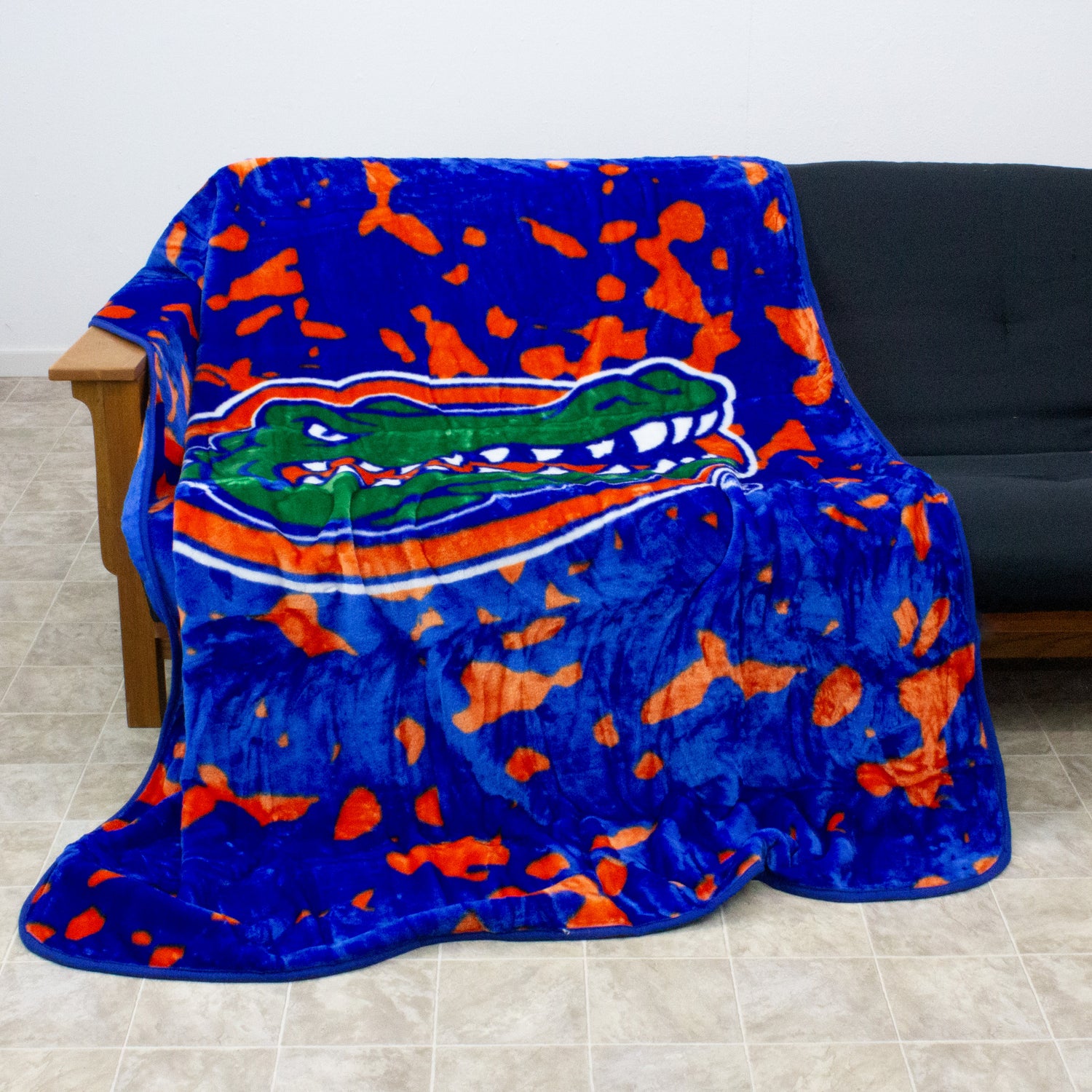 Florida Gators Plush Throw Blanket, Bedspread, 86" x 63"