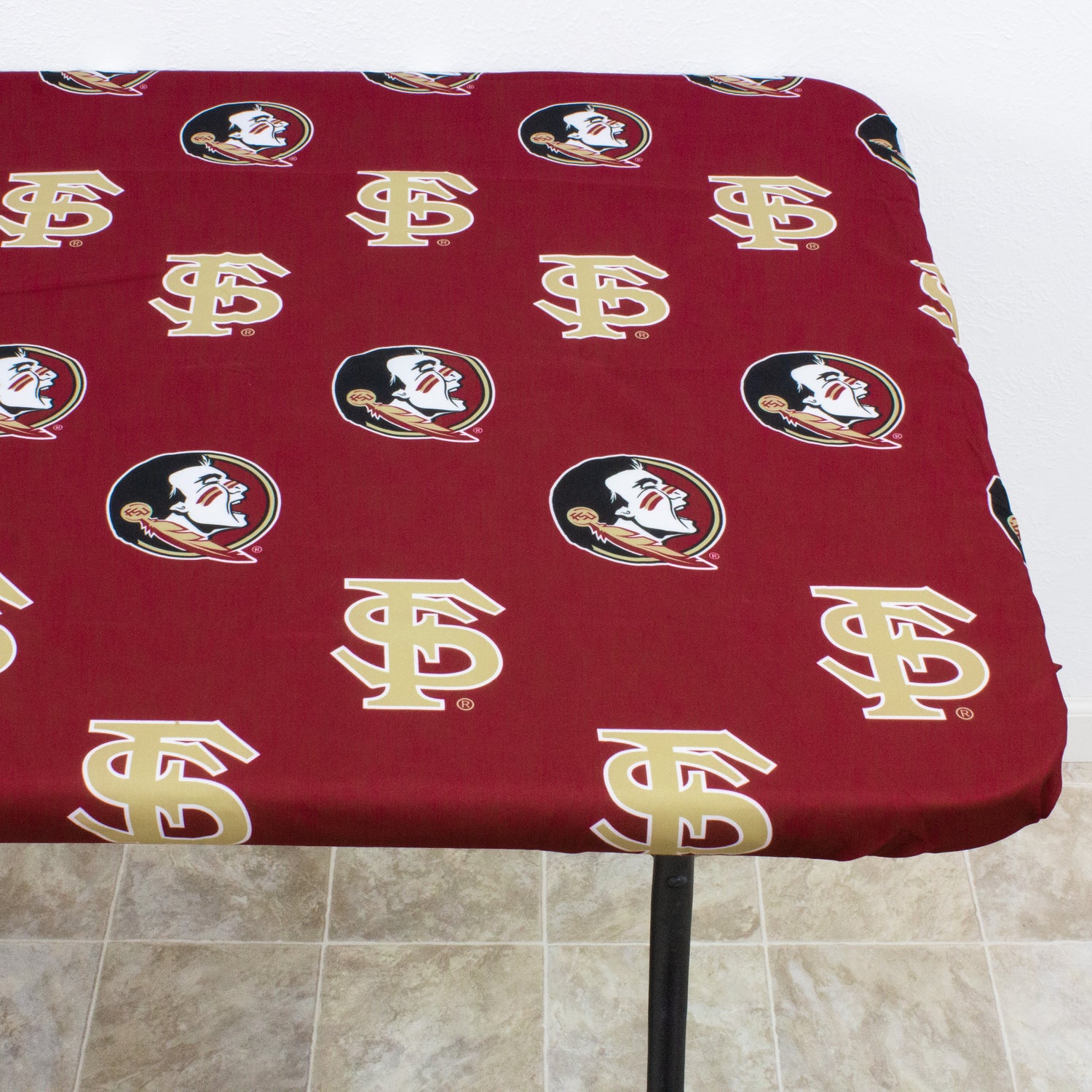 Florida State Seminoles Fitted Table Cover / Tablecloth:  3 Sizes Available