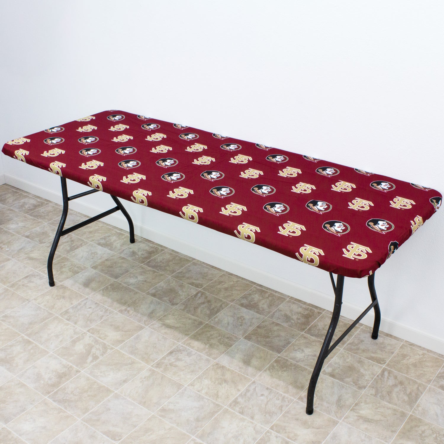 Florida State Seminoles Fitted Table Cover / Tablecloth:  3 Sizes Available