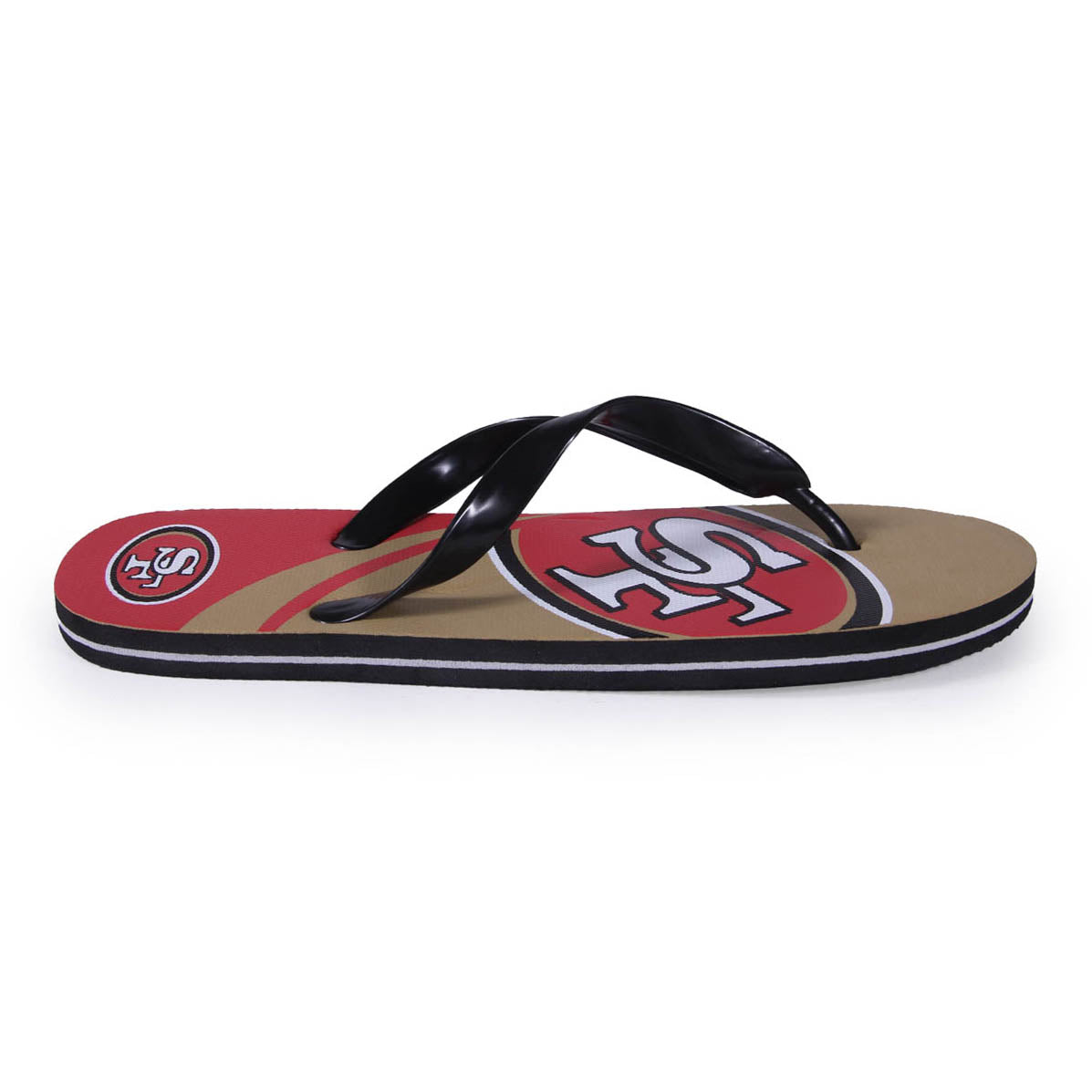San Francisco 49ers FOCO Big Logo Flip Flops