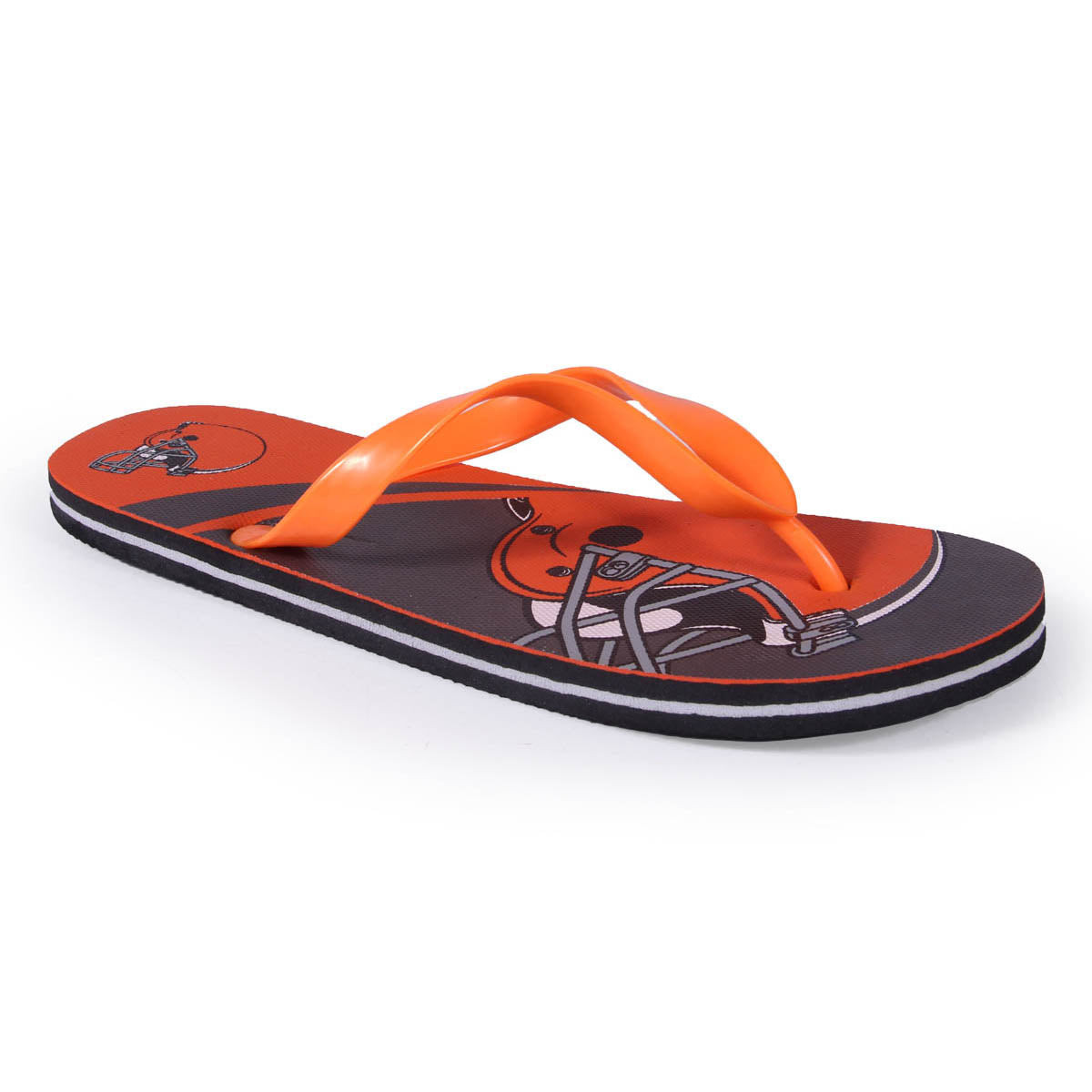 Cleveland Browns FOCO Big Logo Flip Flops