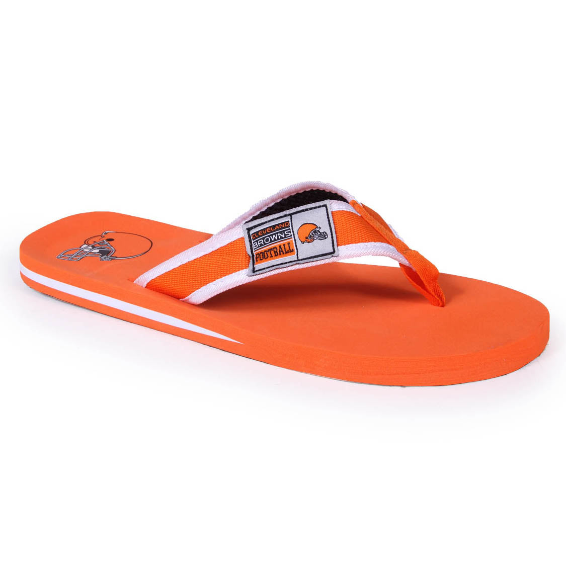Cleveland Browns FOCO Contour Flip Flops Sandals