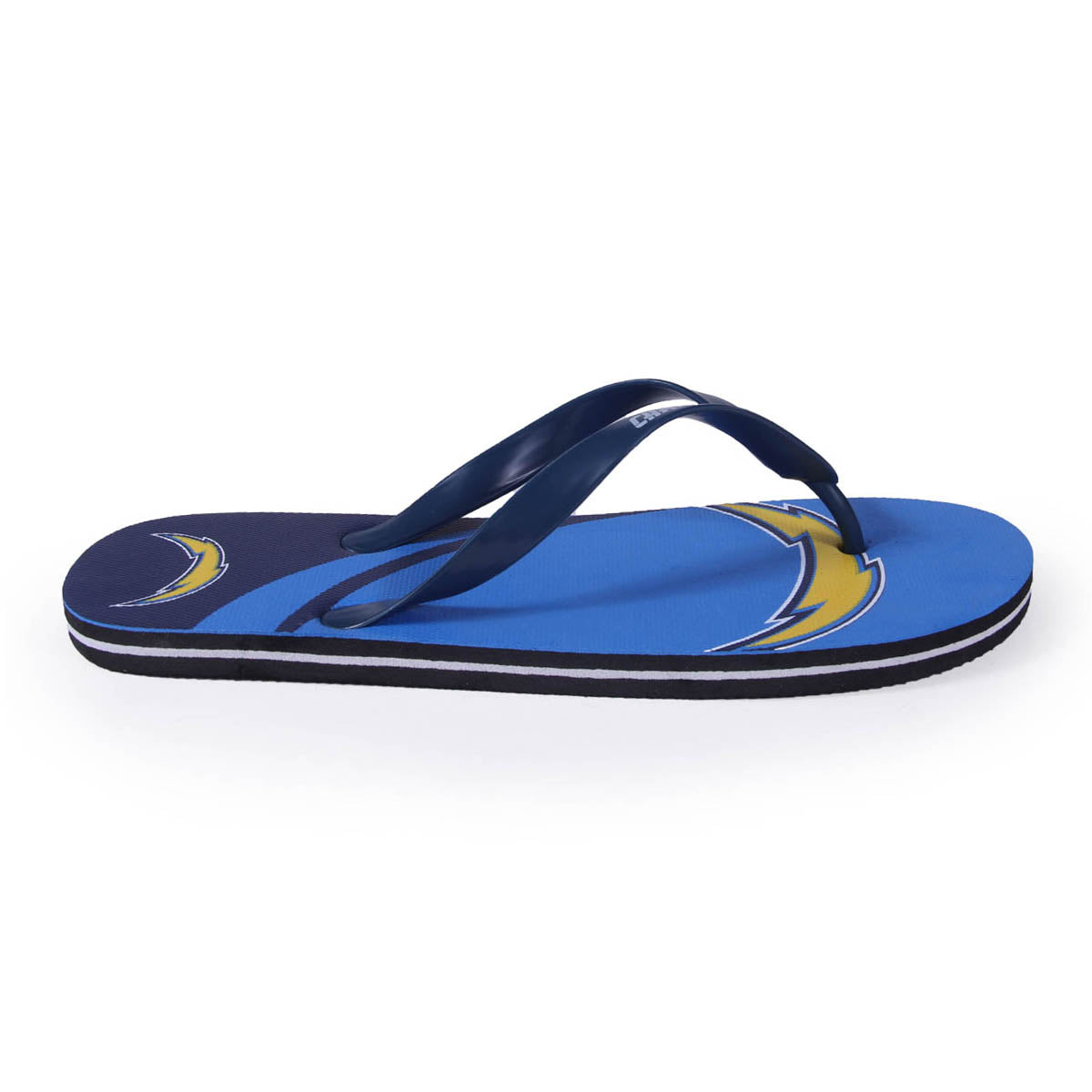 Los Angeles Chargers FOCO Big Logo Flip Flops