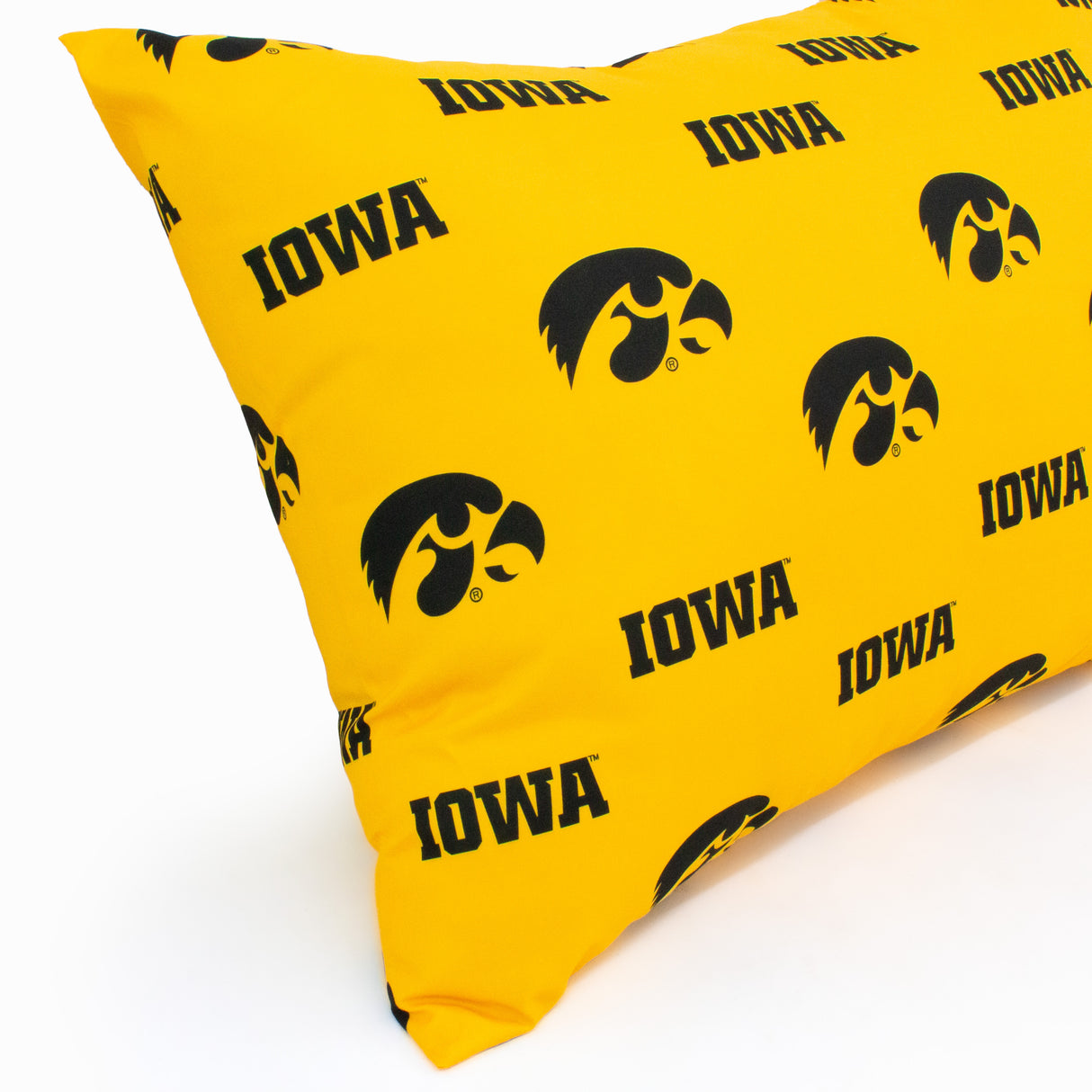Iowa Hawkeyes Body Pillow Pillowcase