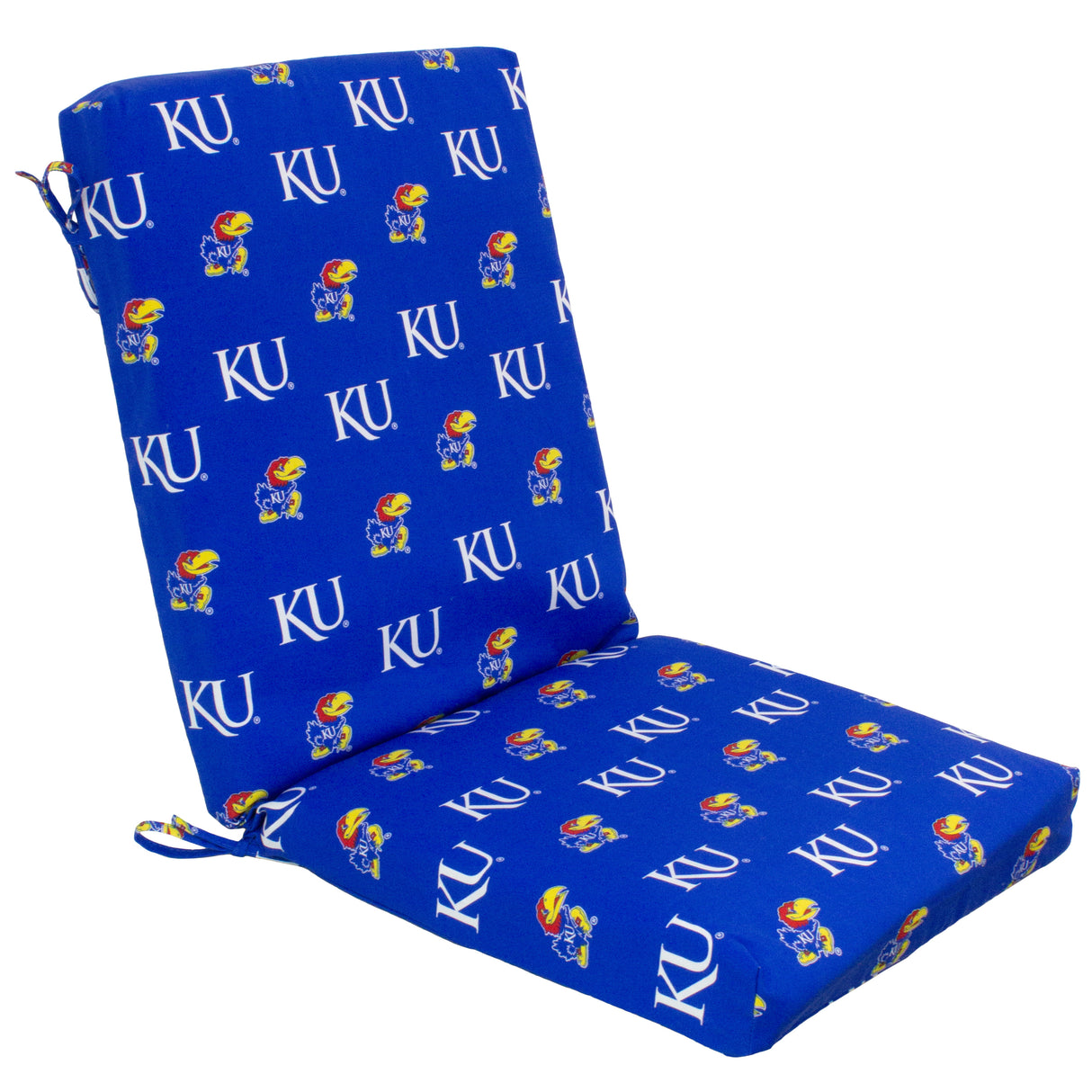 Kansas Jayhawks Two Piece Chair Cushion