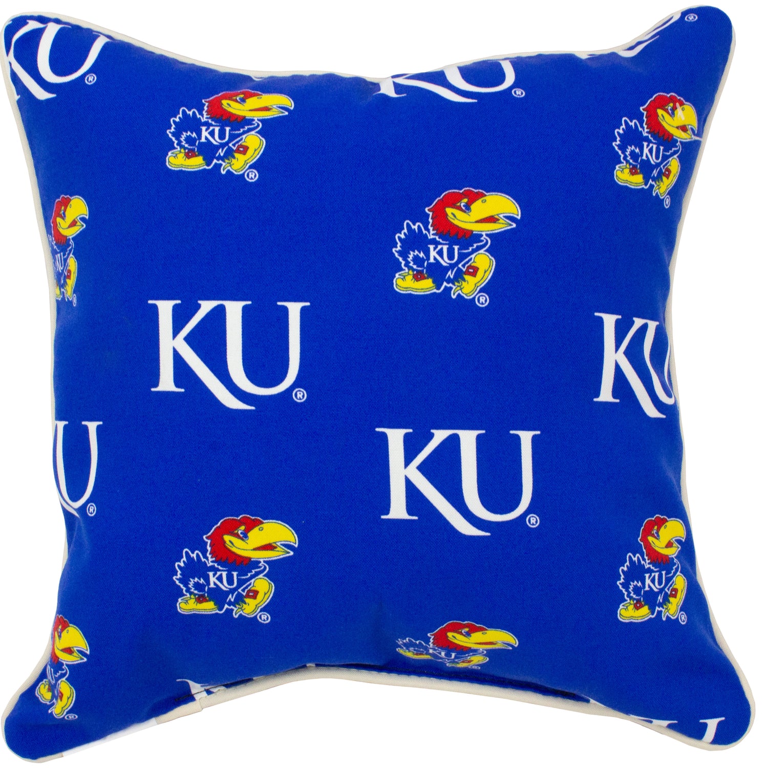 Kansas Jayhawks Outdoor Decorative Pillow