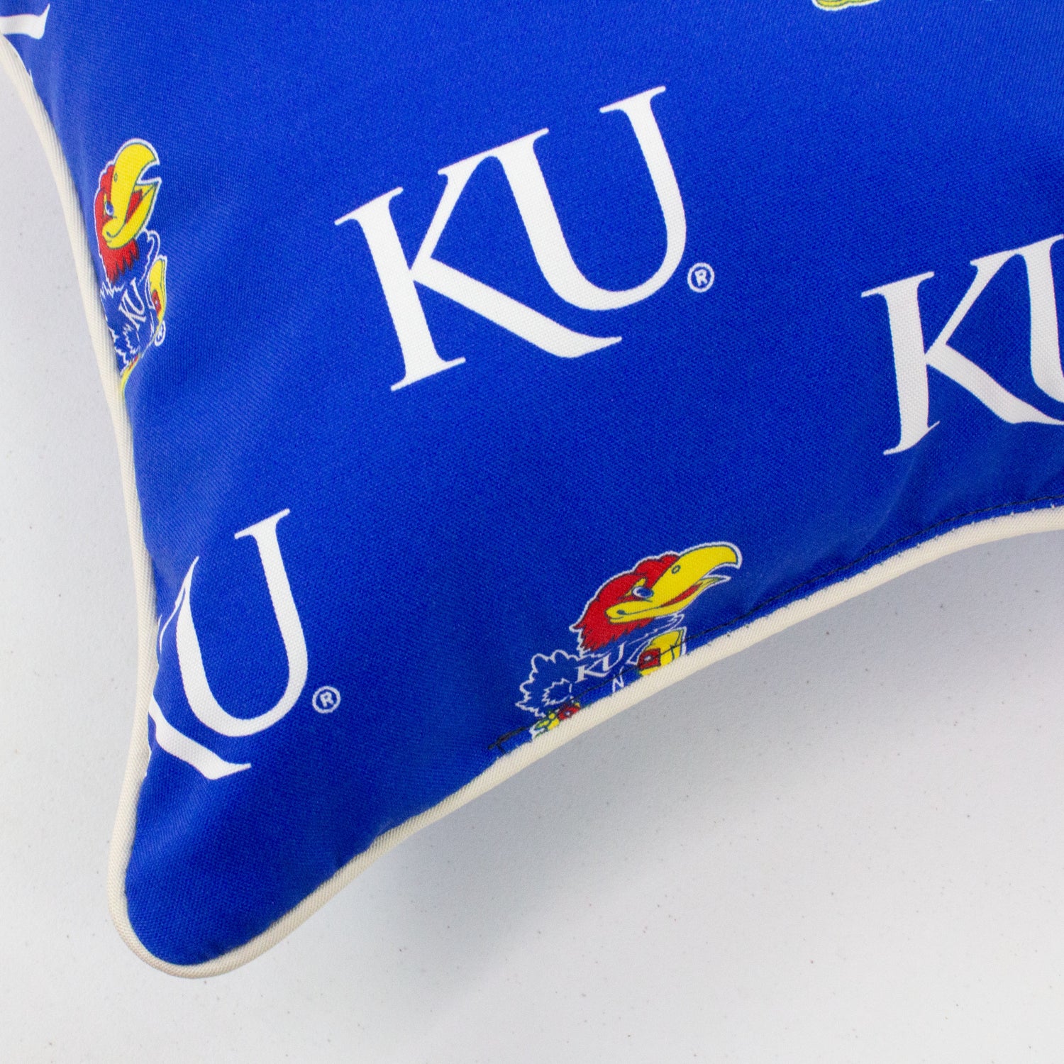 Kansas Jayhawks Outdoor Decorative Pillow