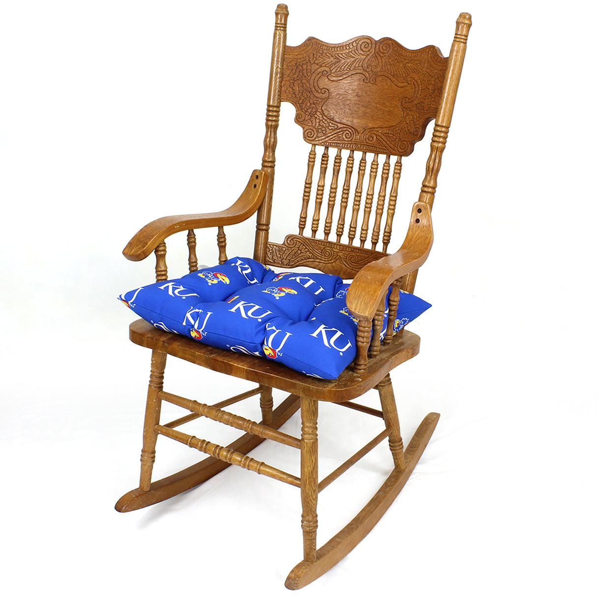 Kansas Jayhawks Rocker Pad/Chair Cushion or Small Pet Bed