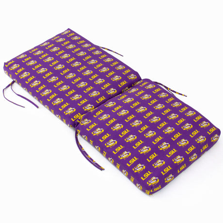 LSU Tigers Two Piece Chair Cushion