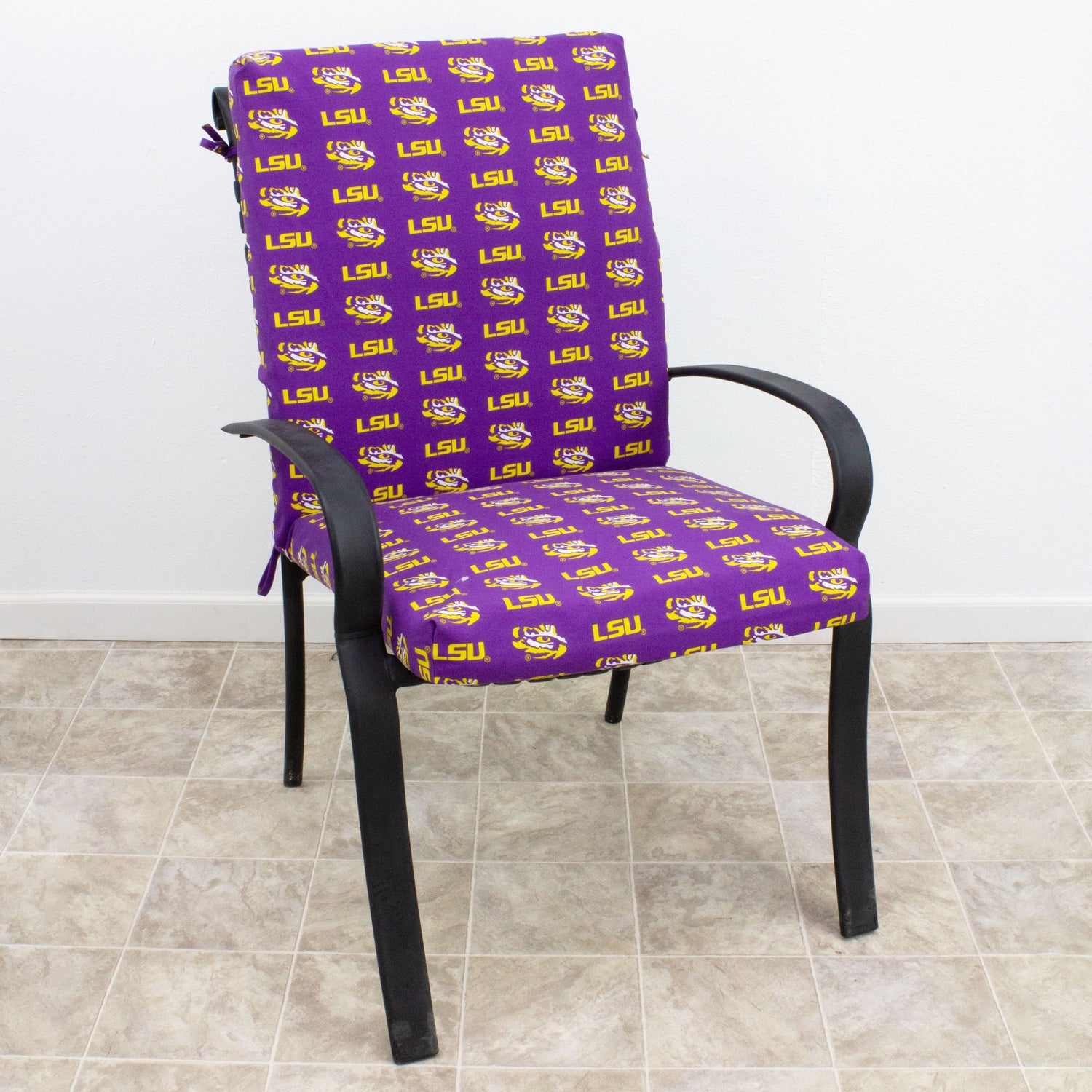 LSU Tigers Two Piece Chair Cushion