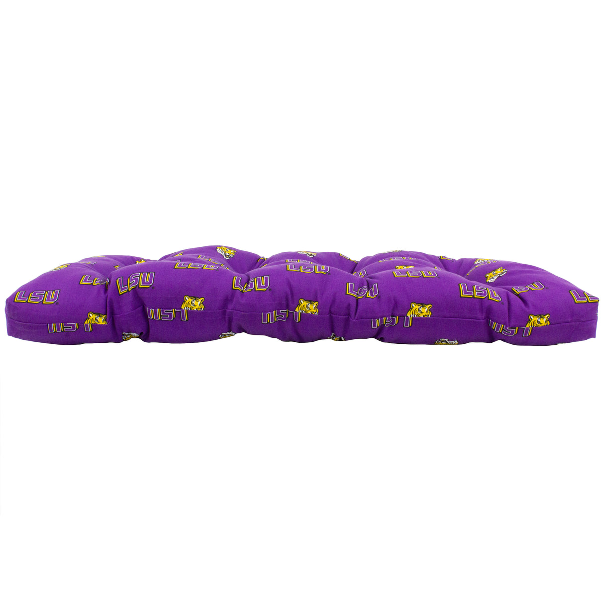LSU Tigers Settee Cushion, Patio Bench Cushion