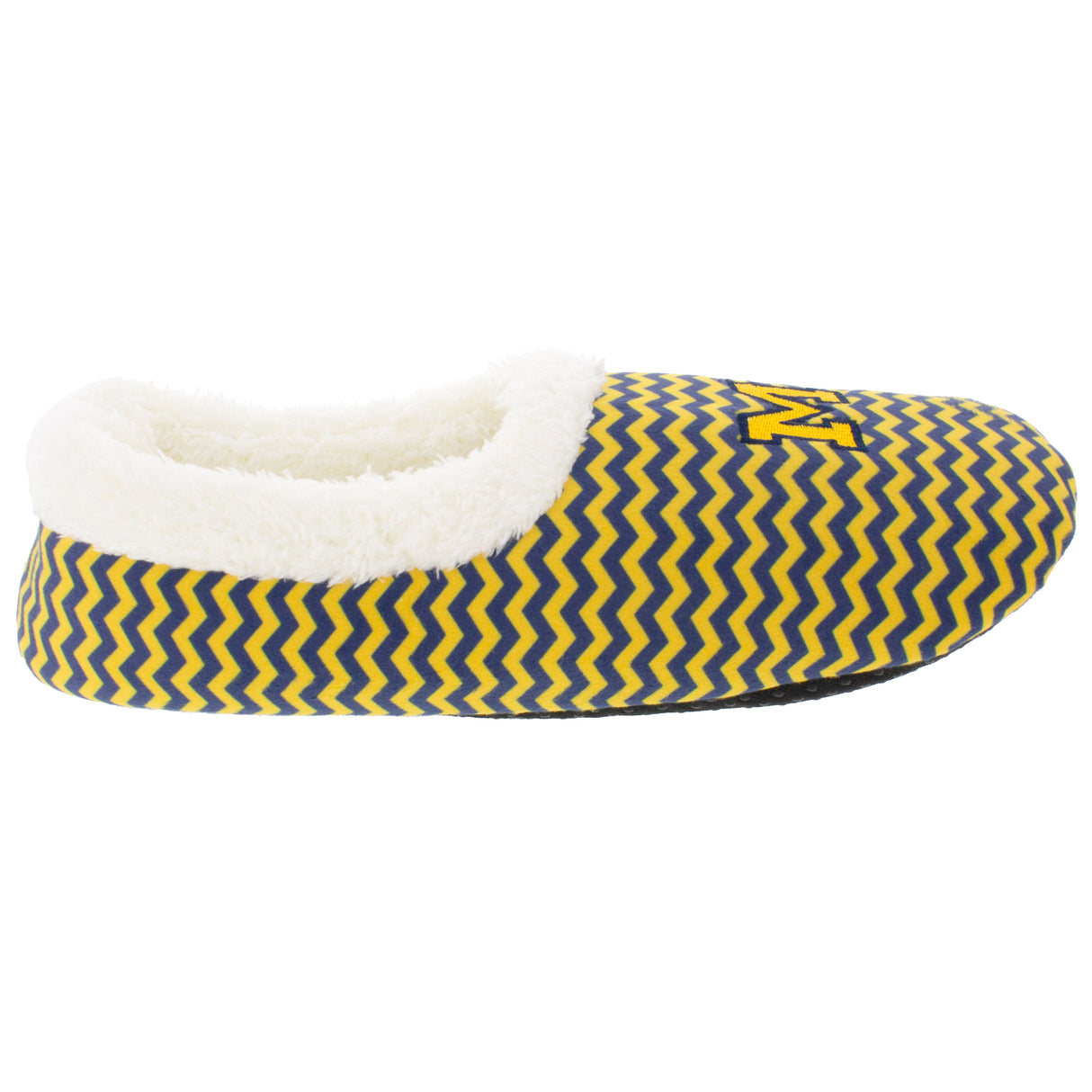 Michigan Wolverines Chevron Slip On Slippers