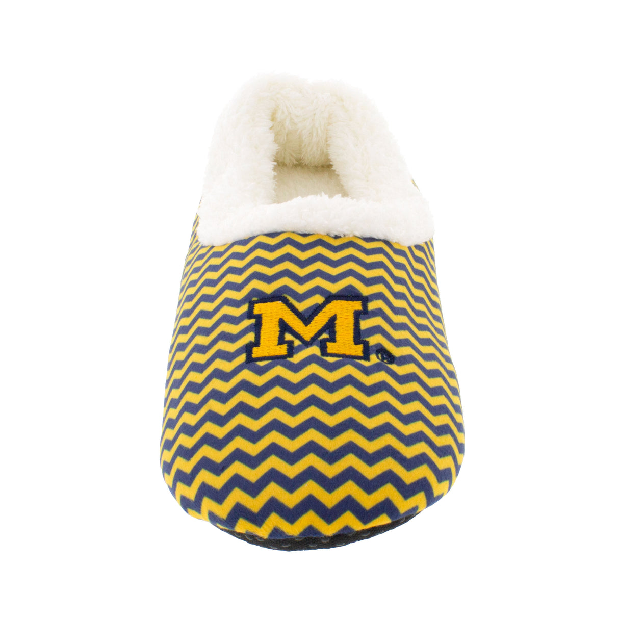 Michigan Wolverines Chevron Slip On Slippers