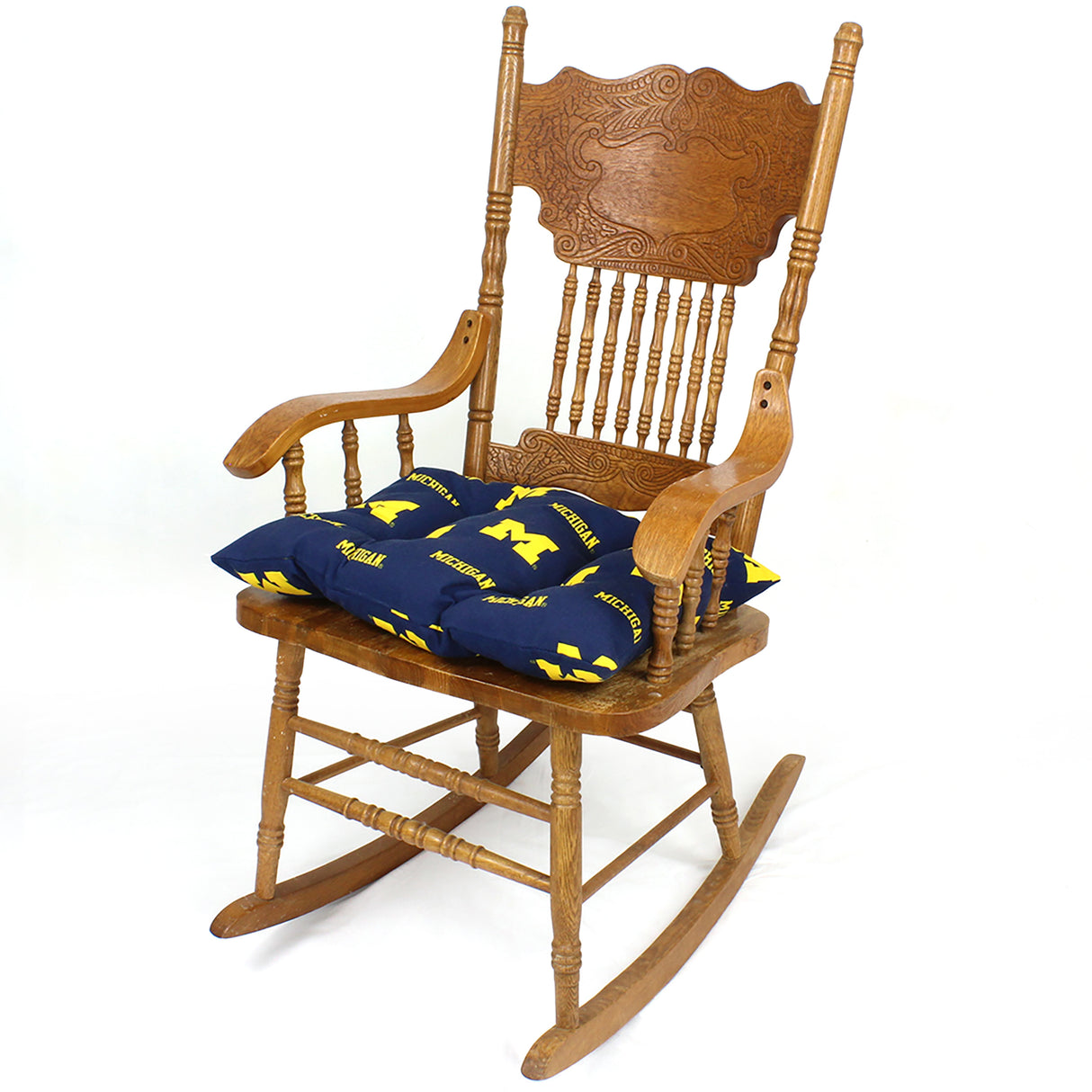 Michigan Wolverines Rocker Pad/Chair Cushion or Small Pet Bed