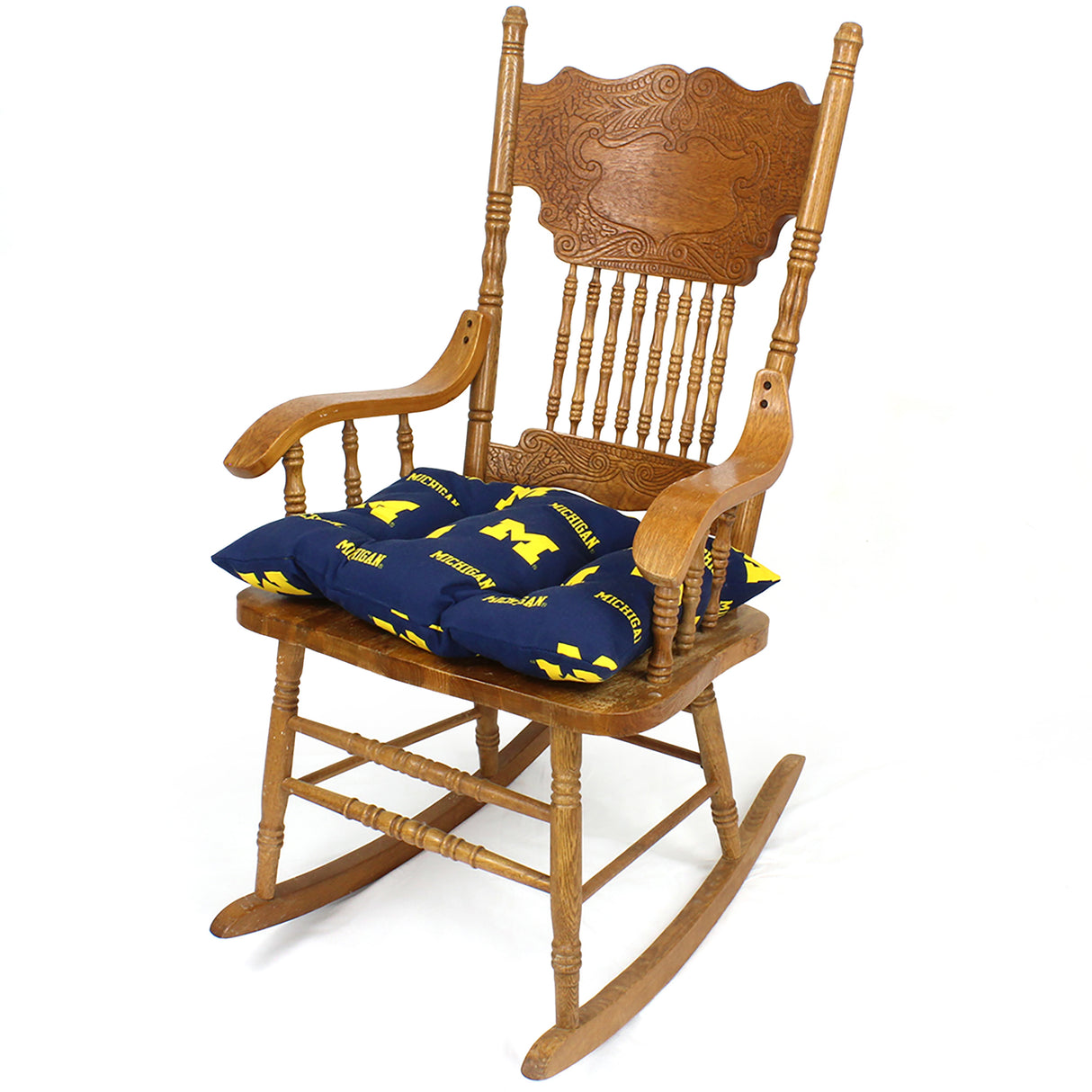 Michigan Wolverines Rocker Pad/Chair Cushion or Small Pet Bed