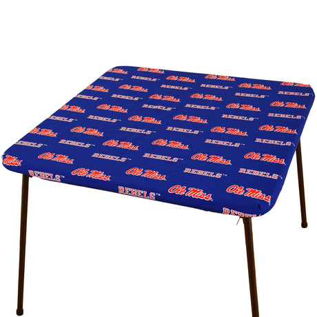 Ole Miss Rebels Fitted Table Cover / Tablecloth:  3 Sizes Available