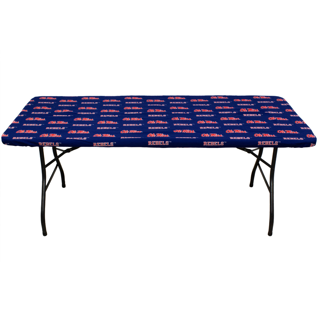 Ole Miss Rebels Fitted Table Cover / Tablecloth:  3 Sizes Available